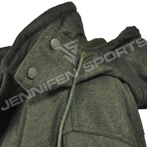 Nuevo Diseño de Abrigo Largo Transpirable de Lana 100% para Hombre, Chaqueta de Caza de Invierno con Capucha Personalizable en Color y Diseño - Product Image 4