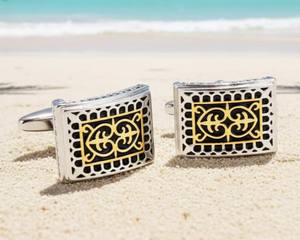 Mancuernillas de Joyería para Hombre al por Mayor |   Mancuernillas de Metal Personalizadas para Bodas, Negocios y Ropa Formal, Joyería de Boda al por Mayor - Product Image 4