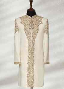 Salwar Kameez indien pakistanais pour homme, tenue de mariage royale brodée, tenue traditionnelle de Dulha, protection solaire premium, sans plis - Product Image 2