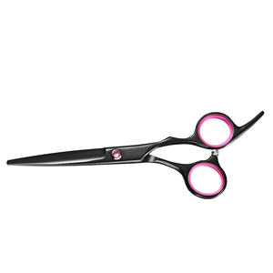 กรรไกรตัดผมระดับมืออาชีพ พรีเมียม ปี 2026 สำหรับช่างตัดผม  คมกริบ ทำจากสแตนเลสสีดำ พร้อมโลโก้สั่งทำ - Product Image 5