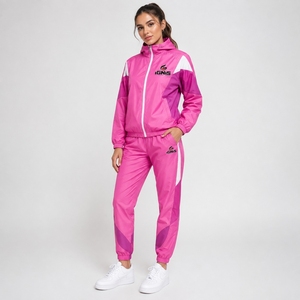 <b>Women</b> <b>Windbreaker</b> Tracksuit Lightweight Jacket Jogger Pants Two Piece Sportswear Casual Outdoor Training Clothing Set - Product Image 4