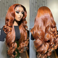Extensions de cheveux bouclés ondulés de qualité supérieure, brillants, doux, sans nœuds, Remy vietnamien, double trame, toutes couleurs, dentelle HD
