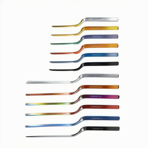Ensemble de pinces de chef Altomme Instruments en acier inoxydable robuste pour la cuisson au barbecue, la présentation culinaire, la garniture et l'utilisation en restaurant - Product Image 4