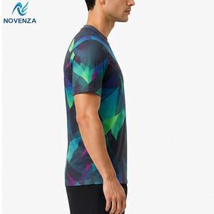Maillot de sport pour adultes de qualité supérieure, manches courtes, uniforme athlétique, tissu léger, écologique, respirant, design personnalisé pour équipe - Product Image 5