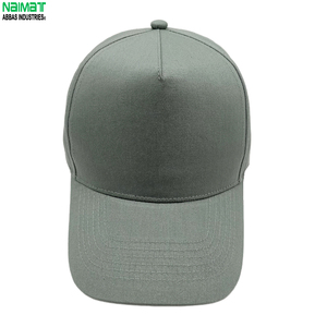 หมวกเบสบอล 6 แผง ยูนิเซ็กซ์ ยี่ห้อ Naimat Abbas Industries สีพื้น ผ้าฝ้ายทวิล 100% ปรับขนาดได้ สวมใส่สบาย เหมาะกับทุกฤดูกาล - Product Image 1