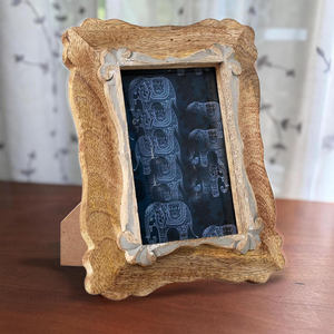 กรอบรูปไม้มะม่วงธรรมชาติพรีเมียม งานแฮนด์เมด สำหรับตกแต่งบ้าน สำนักงาน ห้องนั่งเล่น ดีไซน์หรูหรา ทันสมัย สไตล์เรียบง่าย - Product Image 4