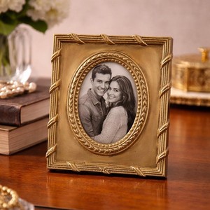 Luxury <b>Vintage</b> Rect Photo <b>Frame</b> Decorative Resin <b>Picture</b> <b>Frame</b> for Living Room Bedroom Tabletop Home Decoration Bulk Manufacture - Product Image 3