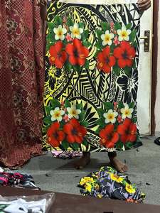 Nouvelle jupe longue maxi taille haute imprimée tribal polynésien hawaïen pour femme, style vintage, décontractée, pour les vacances et la plage - Product Image 3
