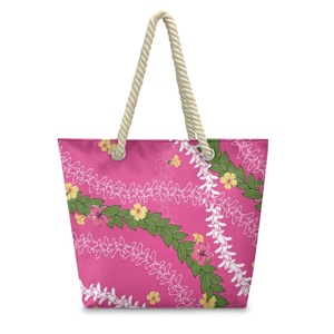 Bolso de Mano con Estampado de Hibisco Puakenikeni Hawaiano para Mujer, Envío Directo POD, Elegante Bolso de Hombro para Chica - Product Image 1
