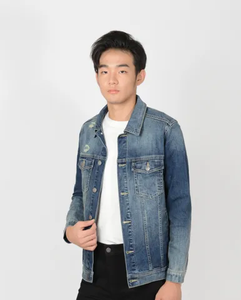 แจ็คเก็ตยีนส์วินเทจผู้หญิง เสื้อคลุมหลวมๆ สไตล์ลำลอง แฟชั่นฤดูใบไม้ผลิ ฤดูใบไม้ร่วง เสื้อคลุมยีนส์ผู้หญิงไซส์ใหญ่ สไตล์วินเทจ - Product Image 2