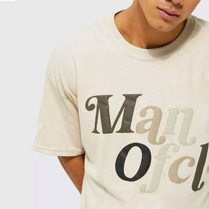 เสื้อยืดพิมพ์ลายพัฟฟ์ สตรีทแวร์ผู้ชาย ราคาดีที่สุด ผลิตจากผ้าฝ้าย 100% เสื้อยืดพิมพ์ลายพัฟฟ์ ทรงไหล่ตก สำหรับผู้ชาย - Product Image 4