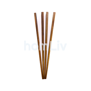 Palillos de Madera de Teca Arasu Ecológicos y Naturales OEM, Seguros para Alimentos, Sin Pintura ni Barniz, Halal, Personalizados para Cocina - Product Image 3