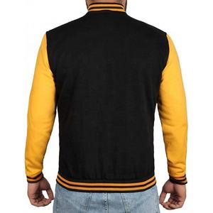 Dernière mode : Blouson universitaire en laine personnalisé pour homme, style baseball, col montant, pour l'hiver - Product Image 3