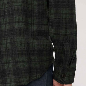 Chemise en flanelle pour homme de haute qualité fabriquée au Pakistan, en polyester/coton, à manches longues, à carreaux, respirante et à séchage rapide - Product Image 6