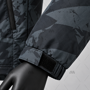 <b>Men's</b> Hooded Windproof Thin Casual <b>Jacket</b> Zipper Closure Removable Hat <b>Camo</b> Pattern Worsted Fabric Outdoor Leisure Spring - Product Image 6