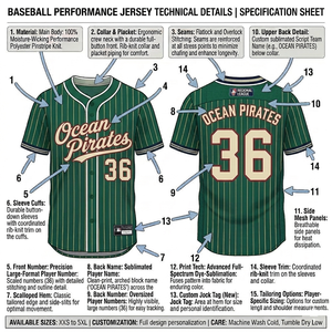 Camiseta de Béisbol Unisex de Manga Corta Verde con Nombre y Número Personalizados, Impresión Sublimada, Transpirable, de Poliéster, para Invierno, Ropa Deportiva - Product Image 2