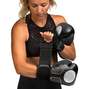 Gants de boxe avec protection rembourrée des jointures et fermeture sécurisée du poignet pour la pratique de la boxe, l'entraînement, les arts martiaux et l'exercice - Product Image 3