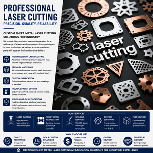 Découpe laser de tôles de haute précision |   Services de fabrication industrielle - Product Image 1