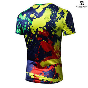 Camiseta Sublimada Personalizada al por Mayor para Hombre, Cuello Redondo, Manga Corta, Transpirable, Ropa Deportiva de Secado Rápido, Ropa de Verano 2026 - Product Image 3
