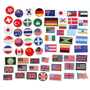 Parche de Nombre Bordado Personalizado al por Mayor con Cierre de Velcro y Adhesivo Termoadhesivo - Product Image 1