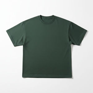 T-shirt Homme Oversize de Fabrication Professionnelle 100% Coton Respirant Coupe Ample Décontractée Qualité Luxe Vêtement Streetwear Vierge - Product Image 2