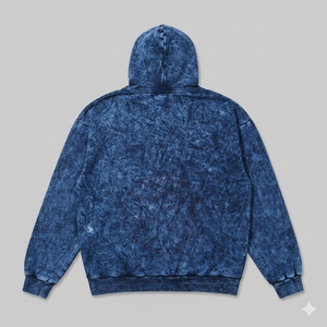 Sudadera con Capucha para Hombre, Estilo Mineral Wash, Felpa Gruesa, Diseño de Hombros Caídos, para Moda Urbana Moderna - Product Image 2