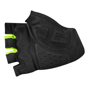 Gants de sport demi-doigts PIHA SPORTS en PU, longueur poignet élastique, noirs, style uni, compatibles écran tactile, détection par aiguille - Product Image 6