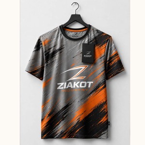 Wholesale Ziakot Industry Custom Gray <b>Neon</b> Green-Black Performance <b>T</b>-<b>Shirt</b> - Product Image 6
