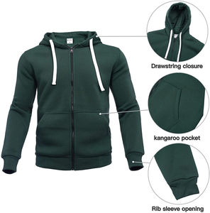 Ensemble de survêtement d'hiver pour homme, logo personnalisé, grande taille, 100% coton, respirant, polaire, élégant, confortable, de qualité supérieure, tendance - Product Image 4