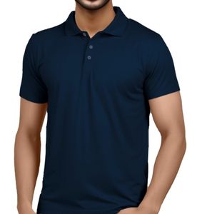 Camiseta Polo Blanca Sublimable para Hombre, 100% Poliéster, Lista para Impresión por Transferencia de Calor, Ropa Deportiva para Equipos - Product Image 4