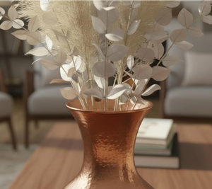 Latest Design Copper color Wedding Events Decor Metal Flower <b>Vase</b> Custom Finished Metal Planter for Home And Hotel Use - Product Image 5