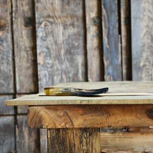 Cuerno de buey natural hecho a mano con correa de cuero tallado accesorio de calzado suave artesanías naturales hechas a mano - Product Image 5