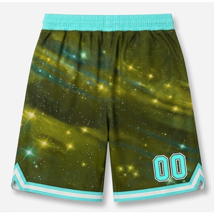 Short de basketball entièrement imprimé par sublimation, haute qualité, personnalisé, en mesh, vente chaude - Product Image 5