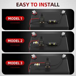 250A 12V <b>Remote</b> Control Battery Disconnect <b>Switch</b> Kit For Car Truck RV Boat Motorcycle Anti-Theft Protection - Product Image 5