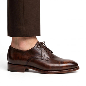 <b>Men's</b> Genuine Leather Oxford Dress <b>Shoes</b> Pointed Toe Lace-up Solid Color Office Career All Seasons Export From Bangladesh - Product Image 6