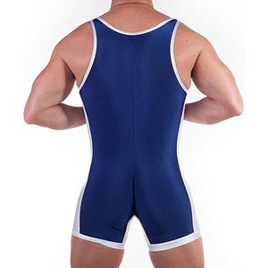 Men's Sleeveless Wrestling Singlet Bodysuit <b>Athletic</b> <b>Supporter</b> Sports Uniform Jumpsuit for Training Matches Gym Cosplay - Product Image 3