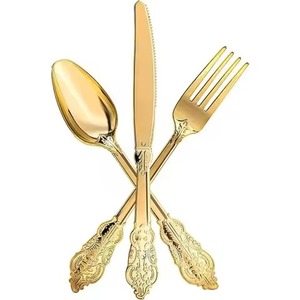 Juego de Cubiertos Premium de Metal, Cuchara, Tenedor y Cuchillo, para el Hogar, Cocina y Servicio de Catering - Product Image 2