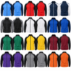 Chaqueta de Fútbol Sublimada Personalizada con Cierre Completo, Chaqueta de Entrenamiento para Equipo, Ropa Deportiva de Marca Privada OEM - Product Image 2