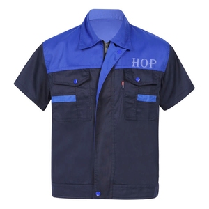 Chemise de travail industrielle personnalisée pour mécanicien, en coton, uniforme de garage, chemise boutonnée pour hommes, vêtements de travail OEM pour moto et course automobile - Product Image 1