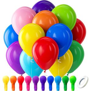 Palloncini in Lattice Arcobaleno Assortiti, Confezione da 100, 12 Pollici, Colori Vivaci per Compleanni, Addii al Nubilato, Matrimoni e Feste - Product Image 2