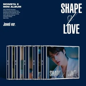 Versione gioiello con pietre preziose sciolte selezionata casualmente MONSTA X-SHAPE d'amore (11 ° MINI ALBUM) - Product Image 1
