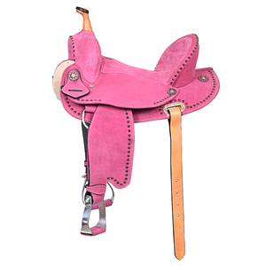 Latest Design Western Genuine Leather Polo Saddle <b>Plastic</b> <b>Tree</b> Durable Customizable Sizes Customized Colors Logo for Horse - Product Image 4