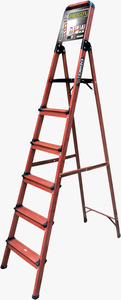 Strong Lightweight <b>Aluminium</b> <b>Ladder</b> Heavy Duty Foldable Safe Design for Home Industrial and Construction Work - Product Image 2