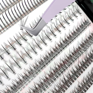 Pinzas Antiestáticas Antideslizantes para Pestañas, con Punta de Fibra en Ángulo de 90 Grados, para Mega Volumen, Pinzas de Precisión para Extensión de Pestañas para Uso en Salón - Product Image 5