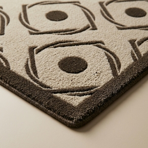 Alfombra de Lana Tufted de Pelo Medio Suave con Base de Látex Rectangular para Sala de Estar, Dormitorio, Hotel - Product Image 6