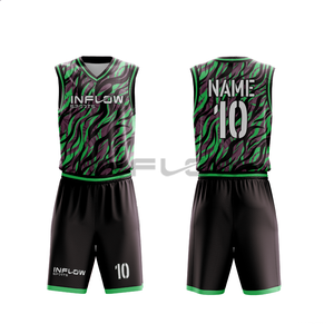 Conjunto de Uniformes de Baloncesto de Alta Calidad, Personalizados por Sublimación, para Entrenamiento o Partido - Product Image 5