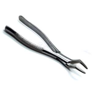 Forceps d'extraction dentaire supérieur antérieur TC, pointe en carbure de tungstène, poignée dorée, pinces chirurgicales pour dents, OEM personnalisé - Product Image 5