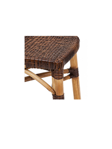 Silla de Comedor Moderna de Ratán con Patas de Madera, Diseño Contemporáneo para Muebles del Hogar, Estable y Duradera, Uso en Interiores y Exteriores - Product Image 6