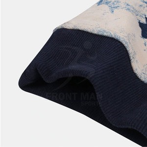 Sweat-shirt à col rond en tricot pour homme, coupe classique, 100% coton, respirant, écologique, confortable, manches longues, uni, homme - Product Image 3