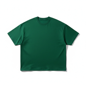 Camiseta de punto extragrande estilo vintage con lavado ácido, de poliéster transpirable y ecológico, larga, anti-UV, con estampado personalizado, para hombre, estilo urbano. - Product Image 1
